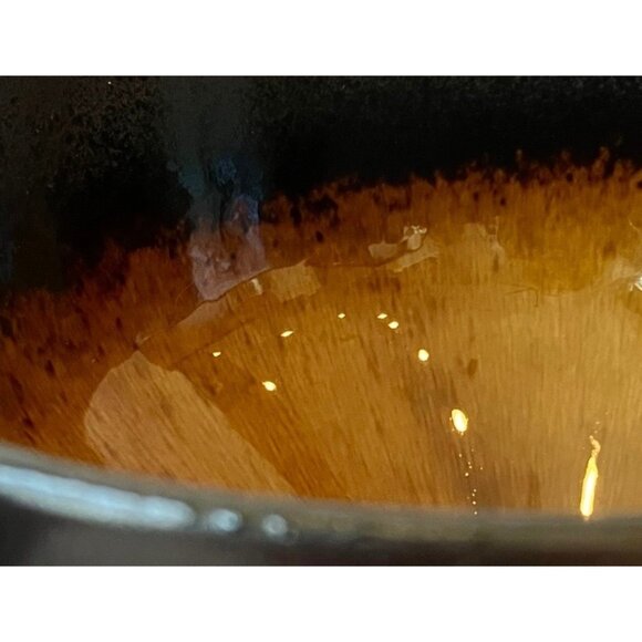 NEW Joseph Abboud Solaris Constellation Brown Drip Glaze Soup Cereal Bowls - Picture 5 of 14